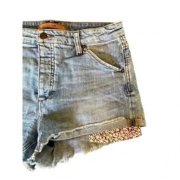 Joe’s Jeans Collectors Edition Star Pocket Cut Off Hi-Rise Jean Shorts Size 27 - Picture 6 of 9